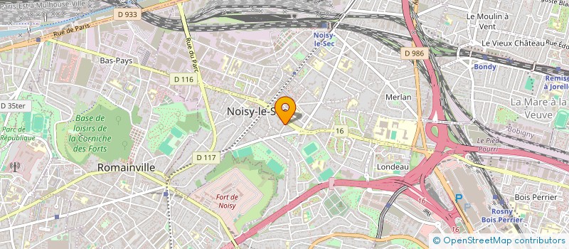 localisation de l'entreprise MONSIEUR MD SHAH à NOISY-LE-SEC