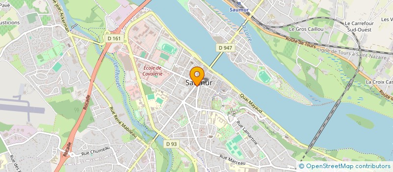 localisation de l'entreprise MONSIEUR MD TAPADER  SAUMUR