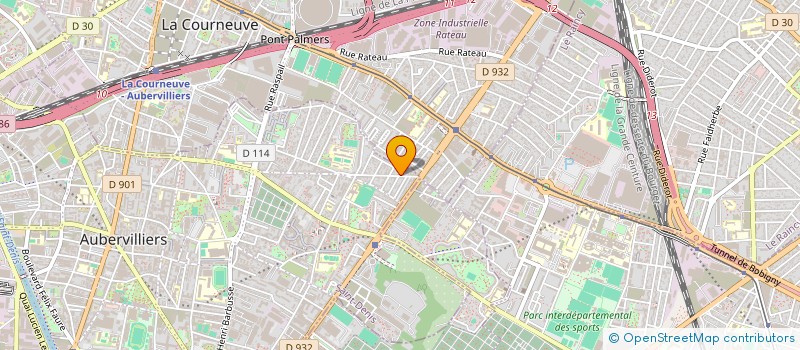 localisation de l'entreprise MONSIEUR MD UDDIN  AUBERVILLIERS