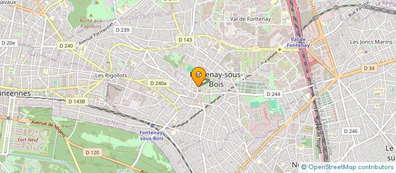 localisation de l'entreprise MONSIEUR MEBAREK BOUSSAID à FONTENAY-SOUS-BOIS