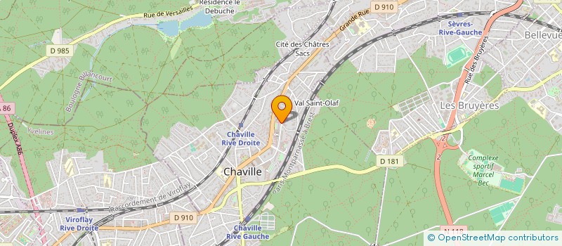 localisation de l'entreprise MONSIEUR MEBAREK TERZI à CHAVILLE