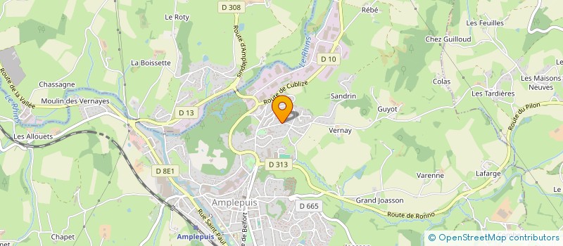 localisation de l'entreprise MONSIEUR MEBREK ROUALLAH  AMPLEPUIS