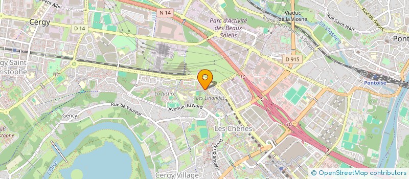 localisation de l'entreprise MONSIEUR MEBROUK NAMANE  CERGY