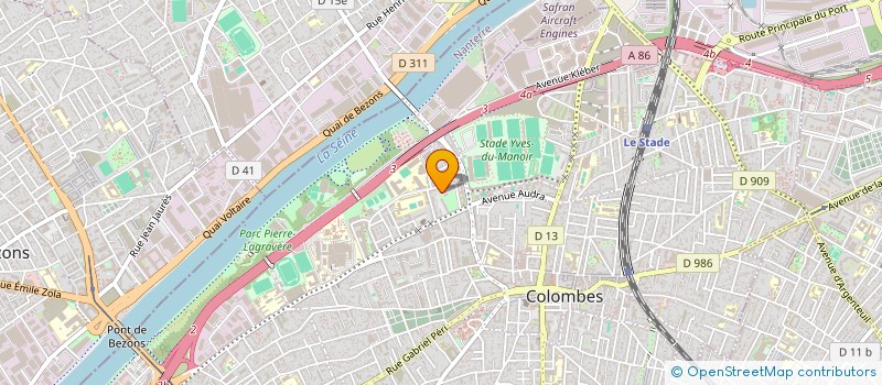 localisation de l'entreprise MONSIEUR MEBROUK OUAHAB  COLOMBES