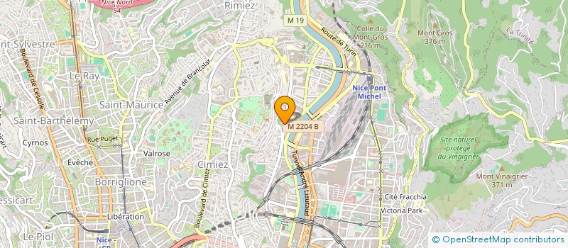 localisation de l'entreprise MONSIEUR MECHRI KABOUT à NICE