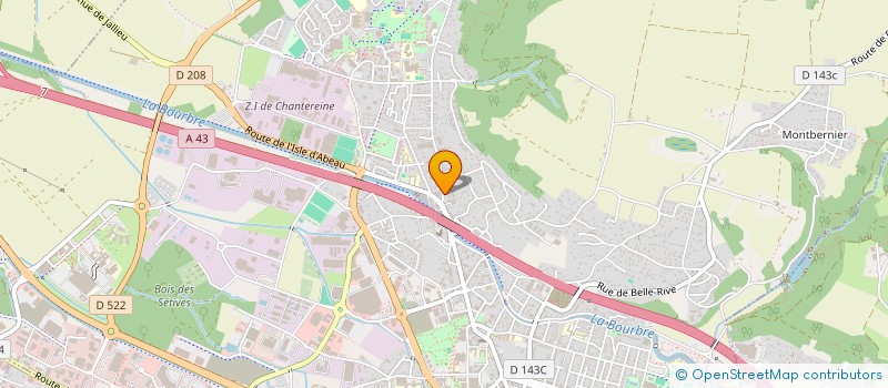 localisation de l'entreprise MONSIEUR MECIP ARDIC  BOURGOIN-JALLIEU