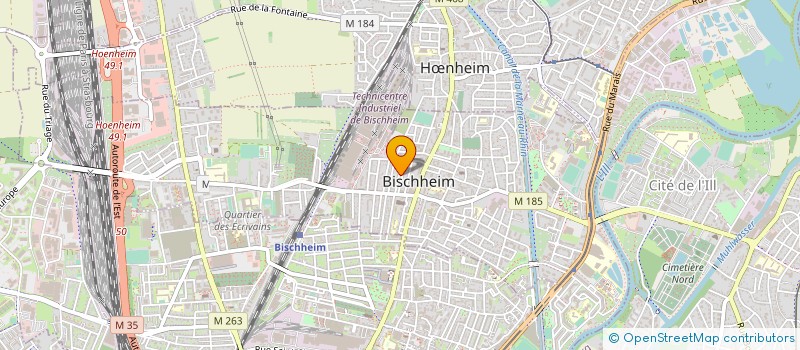localisation de l'entreprise MONSIEUR MECIT BAKIR à BISCHHEIM