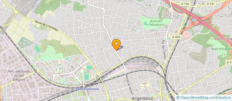 localisation de l'entreprise MONSIEUR MEDANI KADDOUR  ARGENTEUIL