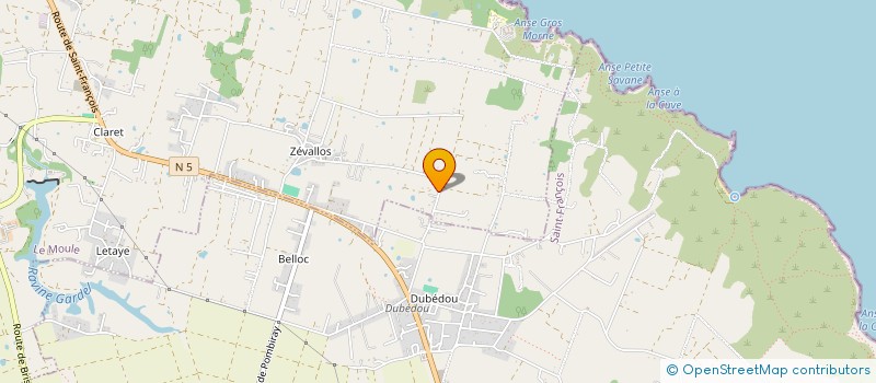 localisation de l'entreprise MONSIEUR MEDARD ANOUMANTOU à LE MOULE