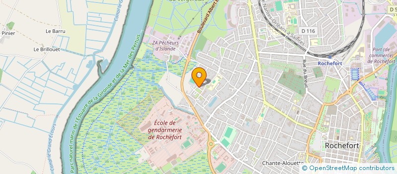 localisation de l'entreprise MONSIEUR MEDARD OURAGA  ROCHEFORT