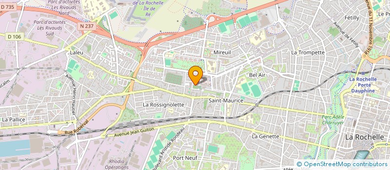 localisation de l'entreprise MONSIEUR MEDDHY BERTRAND  LA ROCHELLE