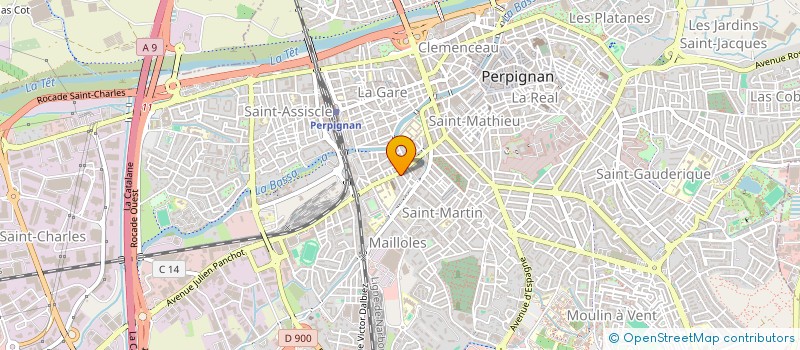 localisation de l'entreprise MONSIEUR MEDDHY IDRIS PACHA  PERPIGNAN