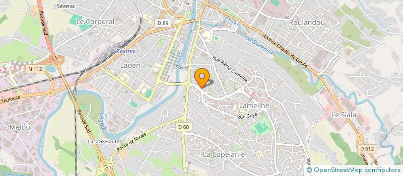 localisation de l'entreprise MONSIEUR MEDDINE DERAR  CASTRES