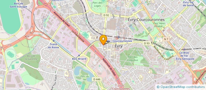 localisation de l'entreprise MONSIEUR MEDDY ADMIREY à EVRY-COURCOURONNES