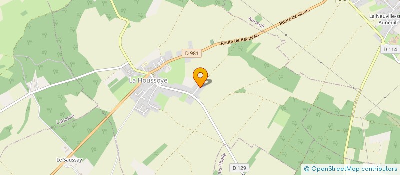 localisation de l'entreprise MONSIEUR MEDDY CHEVIGNY  LA HOUSSOYE