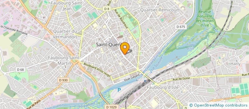 localisation de l'entreprise MONSIEUR MEDDY DUCASTEL à SAINT-QUENTIN