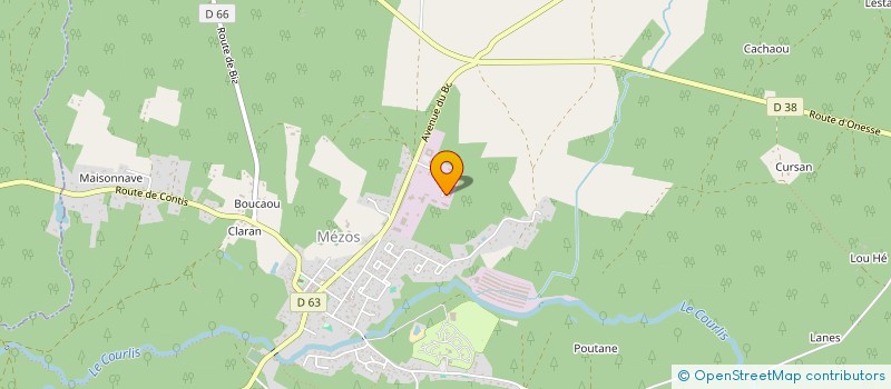 localisation de l'entreprise MONSIEUR MEDDY DUHAU  MEZOS