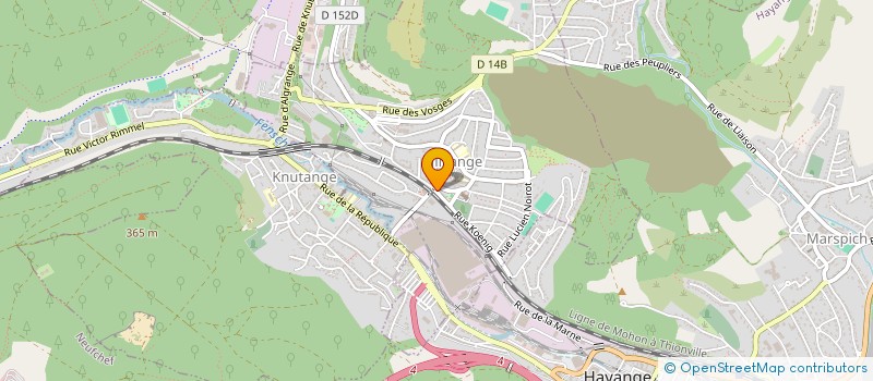 localisation de l'entreprise MONSIEUR MEDDY LORENZINI  NILVANGE