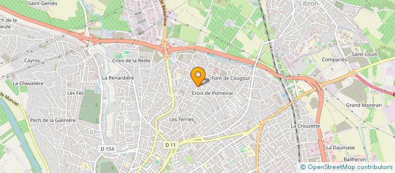 localisation de l'entreprise MONSIEUR MEDDY NEDIR  BEZIERS