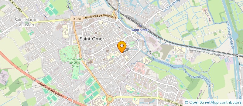 localisation de l'entreprise MONSIEUR MEDDY OUTTERS  SAINT-OMER