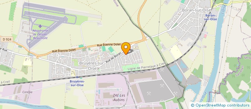 localisation de l'entreprise MONSIEUR MEDDY POTINO à BRUYERES-SUR-OISE