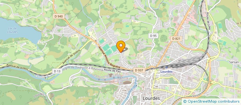 localisation de l'entreprise MONSIEUR MEDDY TAFACOURI  LOURDES