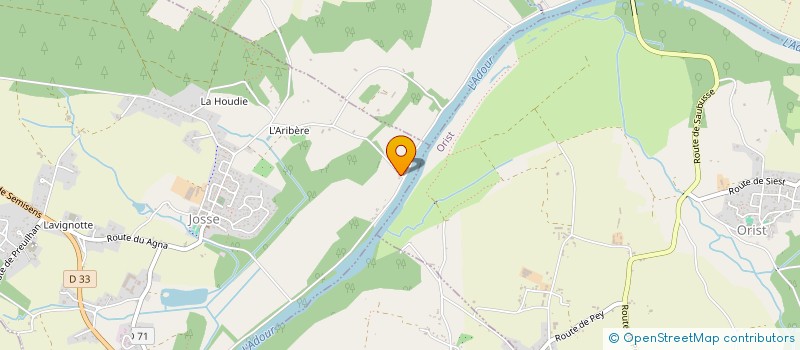 localisation de l'entreprise MONSIEUR MEDERIC BELLEGO  JOSSE