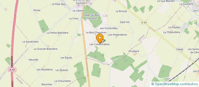 localisation de l'entreprise MONSIEUR MEDERIC BOISSEAU  SAINTE-MAURE-DE-TOURAINE