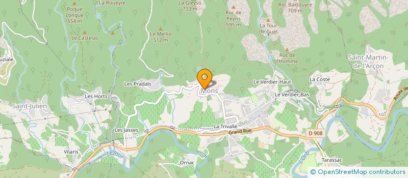 localisation de l'entreprise MONSIEUR MEDERIC CHEVALIER à MONS