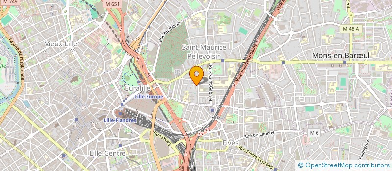 localisation de l'entreprise MONSIEUR MEDERIC DE FRESLON à LILLE