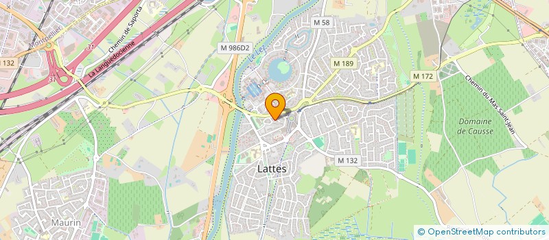 localisation de l'entreprise MONSIEUR MEDERIC DELEGLISE à LATTES