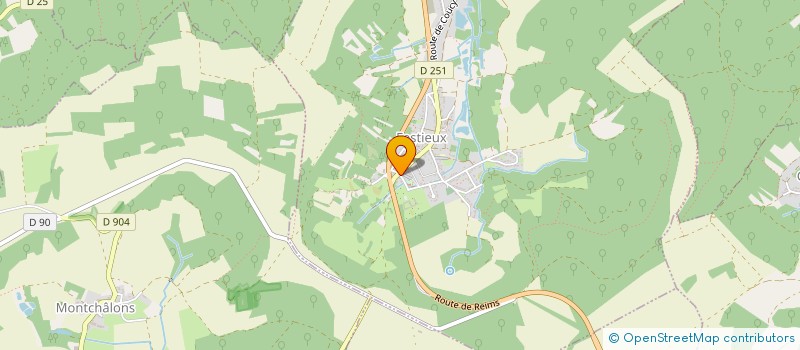 localisation de l'entreprise MONSIEUR MEDERIC DESCAMPS  VIREUX-MOLHAIN