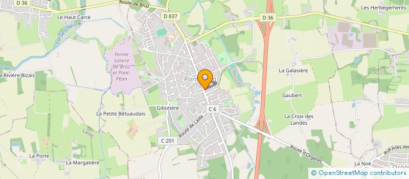 localisation de l'entreprise MONSIEUR MEDERIC FREIN  PONT-PEAN