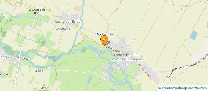 localisation de l'entreprise MONSIEUR MEDERIC GARCIN  FONTENILLE-SAINT-MARTIN-D'ENTRAIGUES