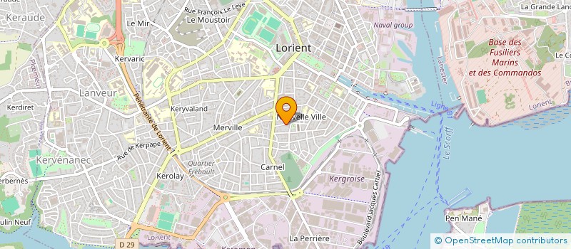 localisation de l'entreprise MONSIEUR MEDERIC GILLIER à LORIENT