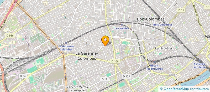 localisation de l'entreprise MONSIEUR MEDERIC HAFSI à LA GARENNE-COLOMBES