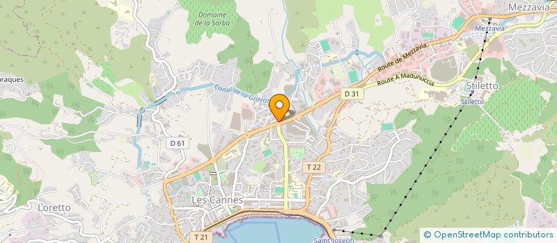 localisation de l'entreprise MONSIEUR MEDERIC HAYER  AJACCIO