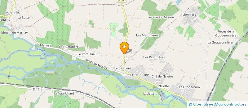 localisation de l'entreprise MONSIEUR MEDERIC HENRYS D AUBIGNY D ESMYARD  AZAY-LE-RIDEAU