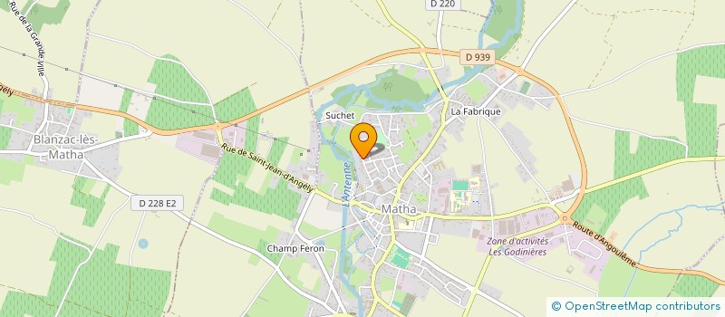 localisation de l'entreprise MONSIEUR MEDERIC LENESTOUR  MATHA