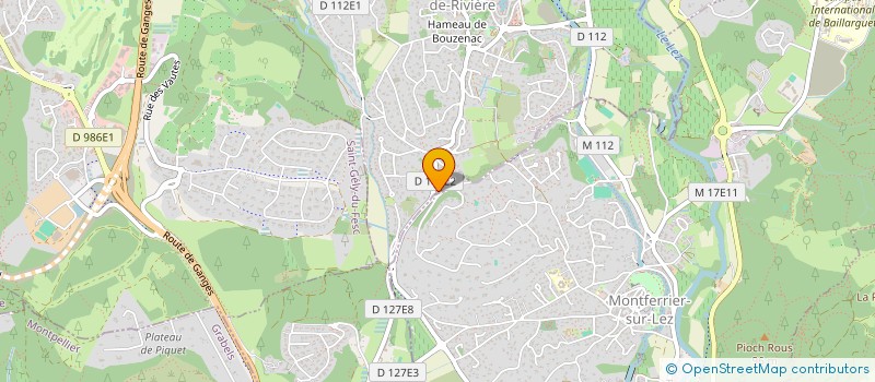 localisation de l'entreprise MONSIEUR MEDERIC MARTIN  SAINT-CLEMENT-DE-RIVIERE