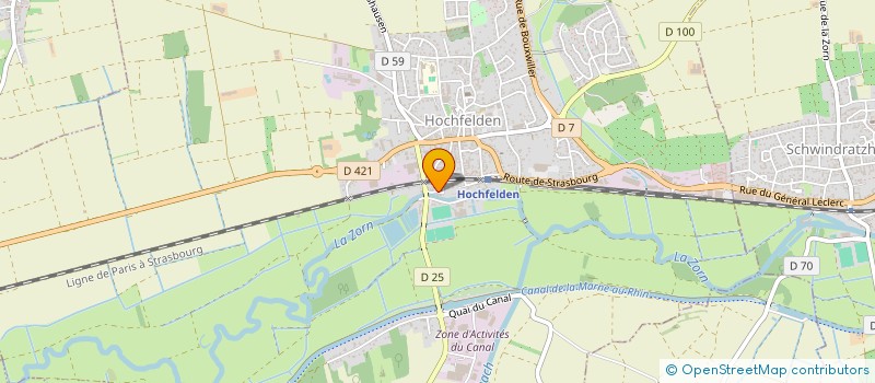 localisation de l'entreprise MONSIEUR MEDERIC MATHIS-KLEINKLAUS  HOCHFELDEN