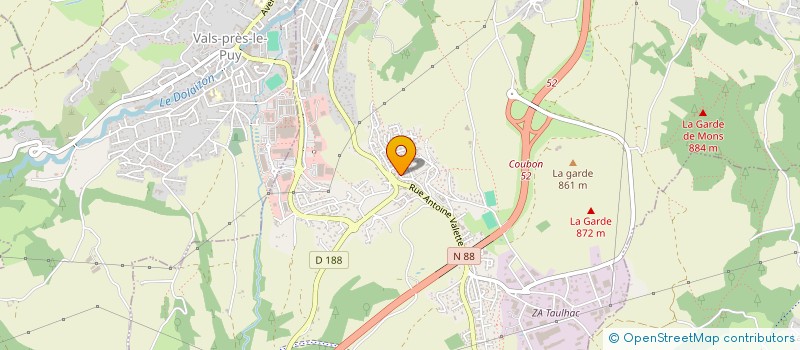 localisation de l'entreprise MONSIEUR MEDERIC MAZEL  LE PUY-EN-VELAY