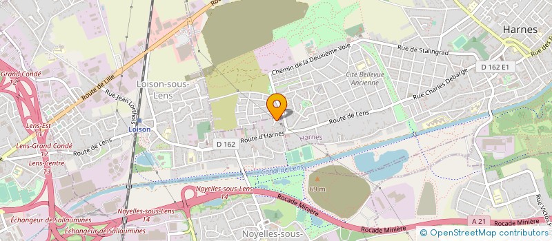 localisation de l'entreprise MONSIEUR MEDERIC MICELI à LOISON-SOUS-LENS