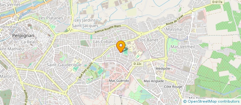 localisation de l'entreprise MONSIEUR MEDERIC MICHEL  PERPIGNAN