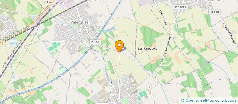 localisation de l'entreprise MONSIEUR MEDERIC MOMPO  LANSARGUES