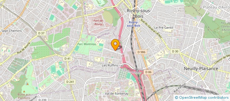 localisation de l'entreprise MONSIEUR MEDERIC MONTARE à MONTREUIL