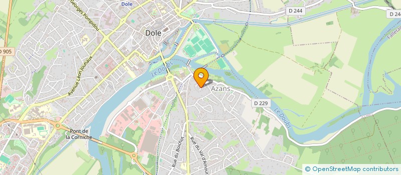 localisation de l'entreprise MONSIEUR MEDERIC NIOT à DOLE
