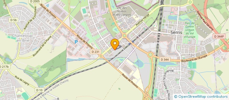 localisation de l'entreprise MONSIEUR MEDERIC ROISIN  MONTEVRAIN