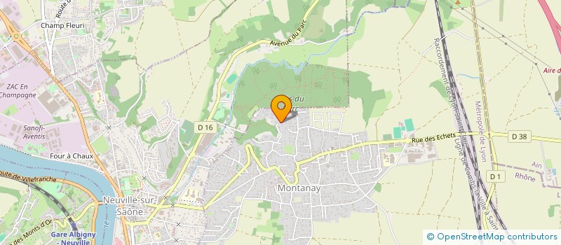 localisation de l'entreprise MONSIEUR MEDERIC SCHAUMLOFFEL  MONTANAY