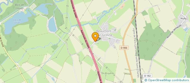 localisation de l'entreprise MONSIEUR MEDERIC SINISCALCO  BEAUMONT-SUR-GROSNE